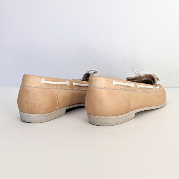 🇨🇦 Vintage Harvard By Santana Leather Loafers Boat Shoes - Picture 4 of 10